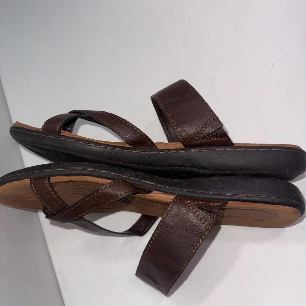BOC Leather Thong Brown Outdoor Boho Gorpcore Beach Sandals Women’s Size 8M - Picture 5 of 8